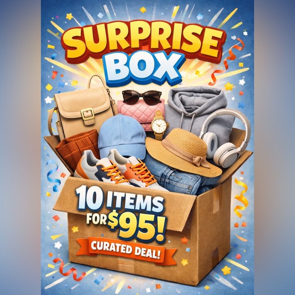 SURPRISE CLOTHING & ACCESSORIES BOX | 10 ITEMS for $95 | CURATED STYLE DEAL